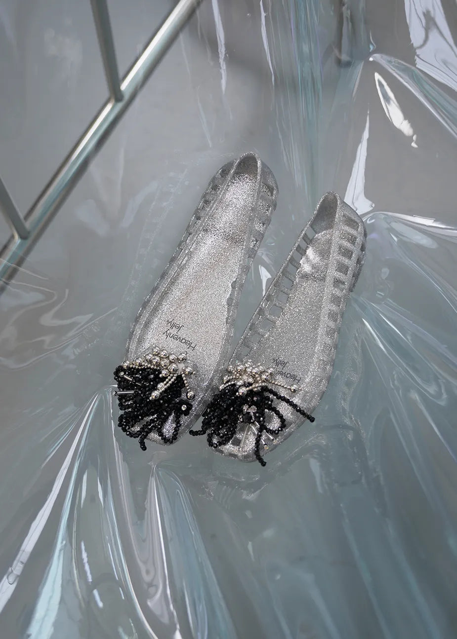 Heavenly Jelly Totzpping 11708 Silver shoe accessory styling