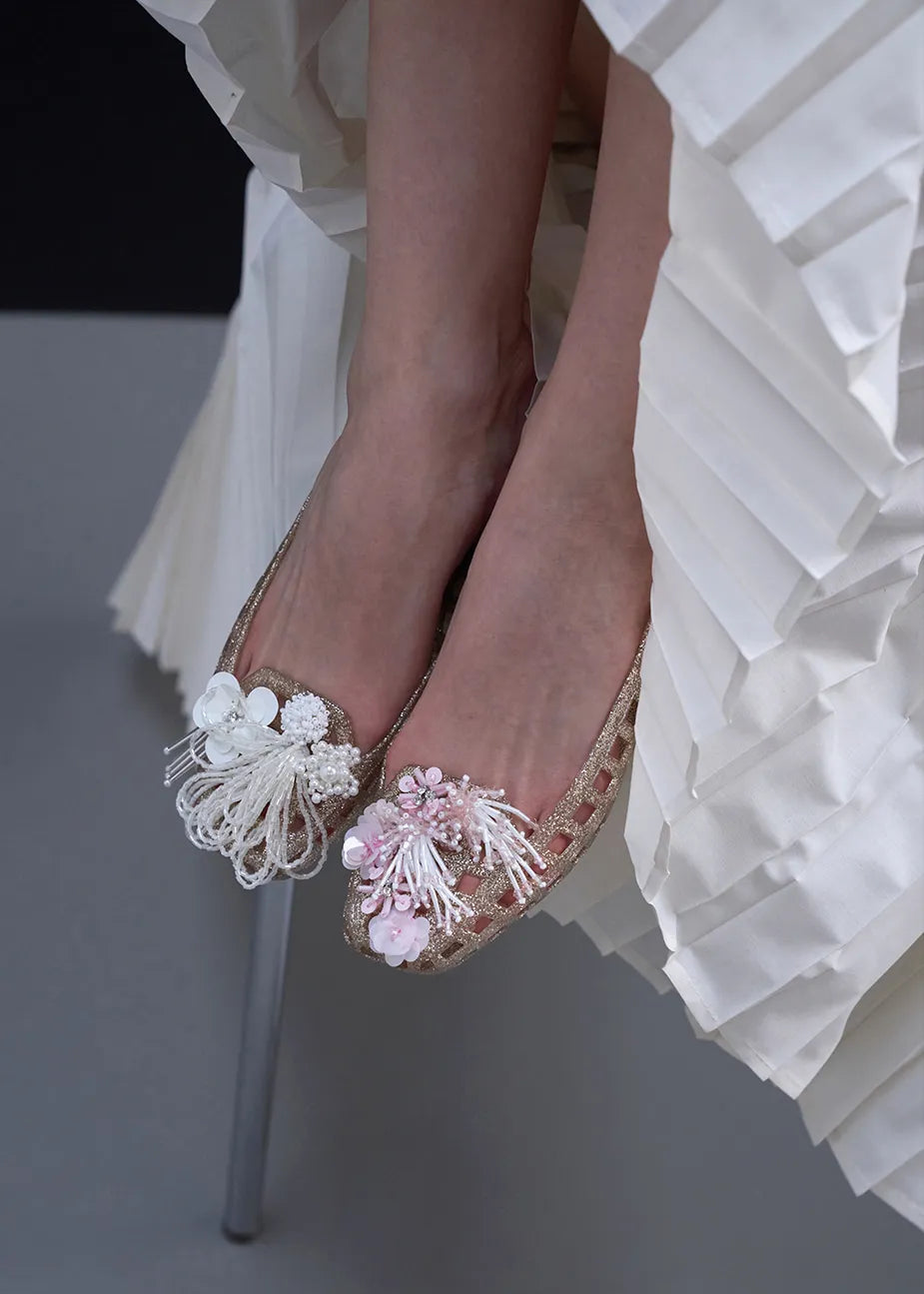 Heavenly Jelly Totzpping 26TZ115 White on shoe detail