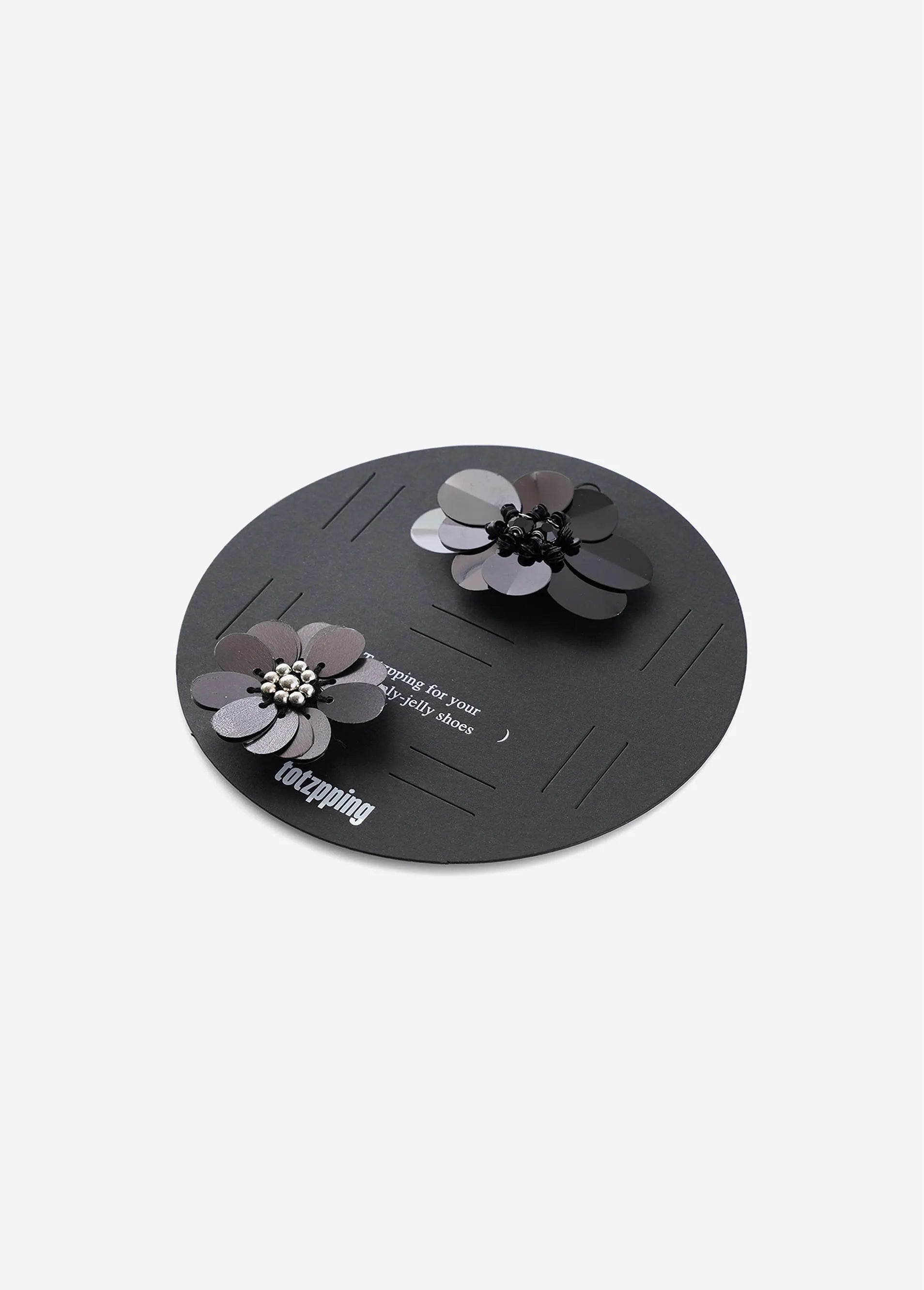 Angled view of Heavenly Jelly Totzpping  Black