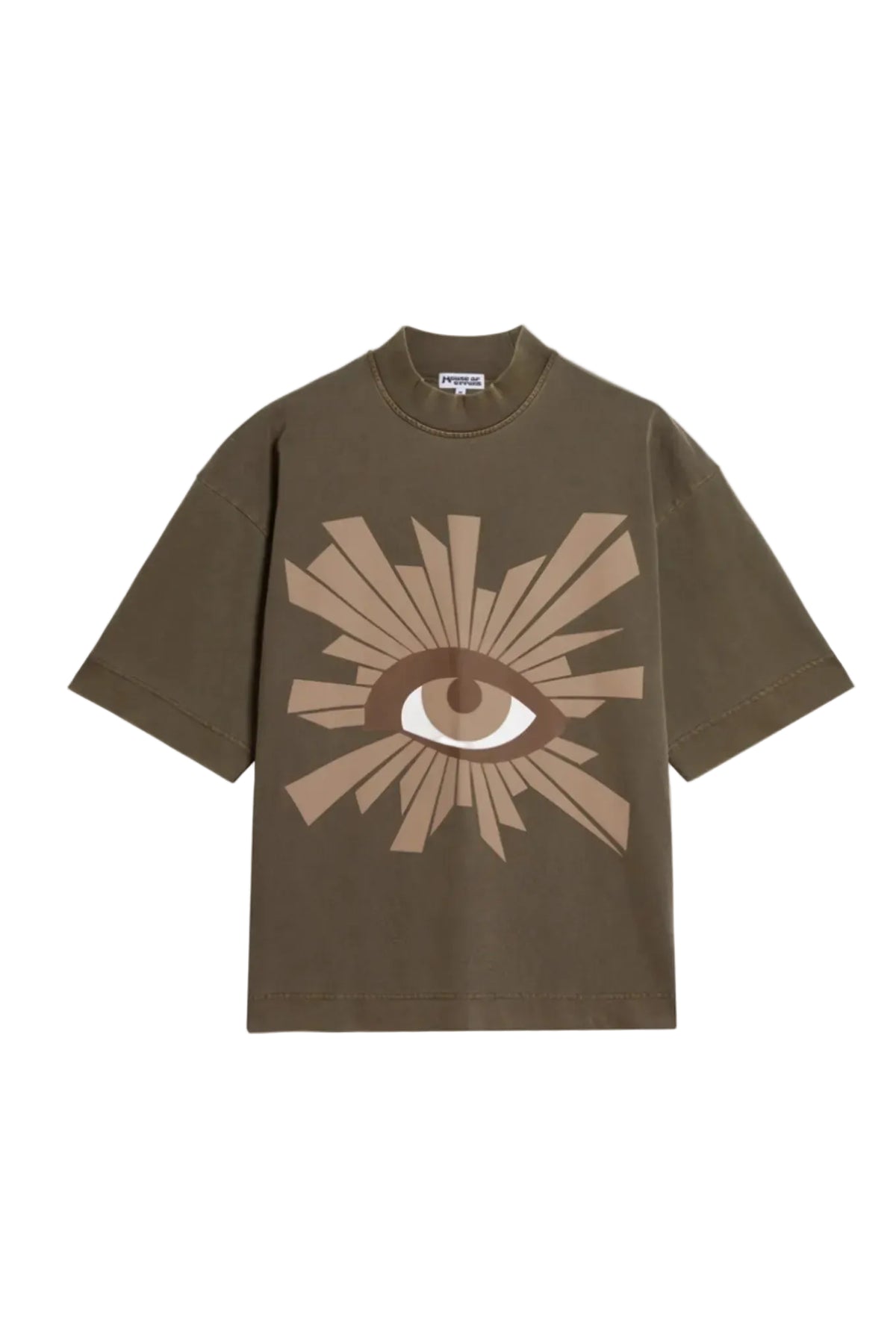 House Of Errors All Seeing Heavyweight Tee Silt front view