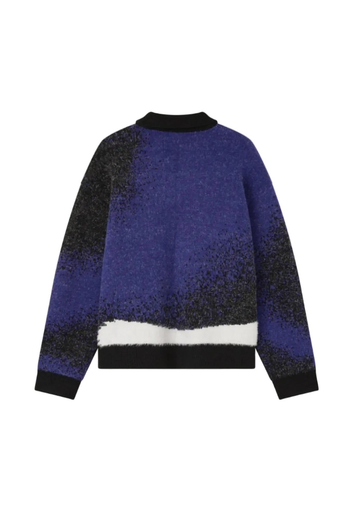 House Of Errors Femme Fatale Knitted Rugby Dark Blue back view