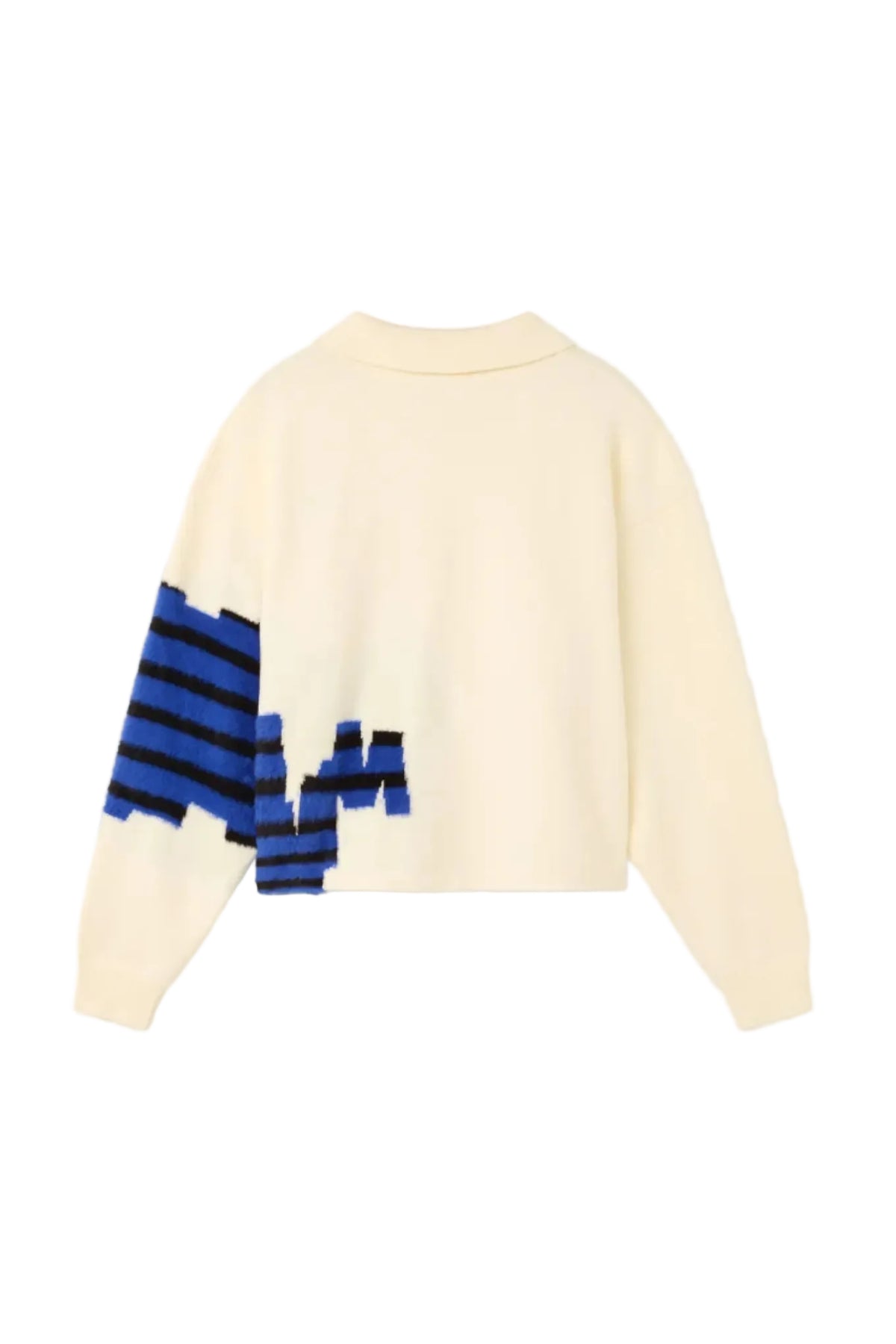 House Of Errors Knitted Wall Painter Rugby Cream Striped back view