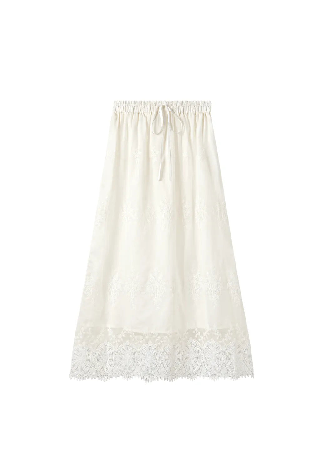 House of Sunny Blossom Skirt Ivory