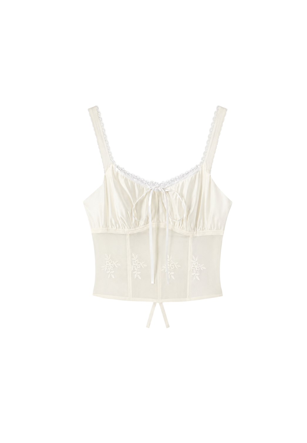 House of Sunny Blossom Top Ivory