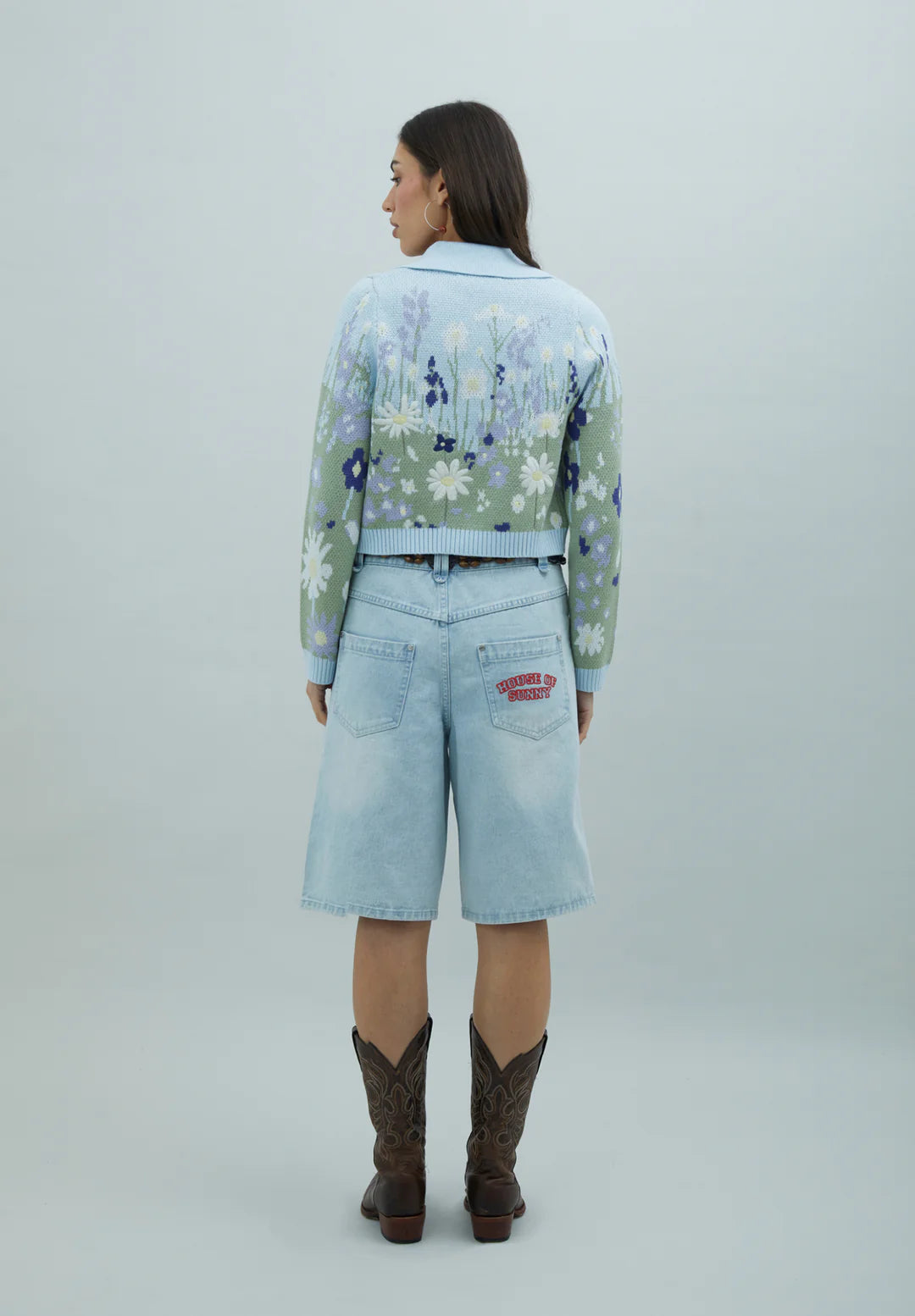 Back view of House of Sunny Bluebell Tripper