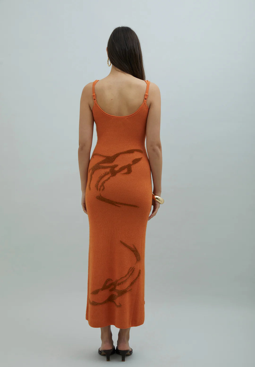 Back view of House of Sunny The Goldfish Hockney in Marigold