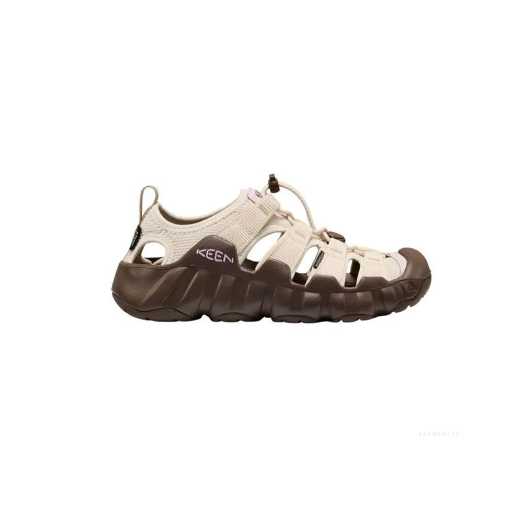 Side view of KEEN x emmi HYPERPORT H2 Birch Dark Earth