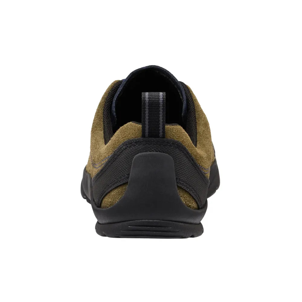 Rear view of KEEN Men's Jasper Dark Olive Naval Academy
