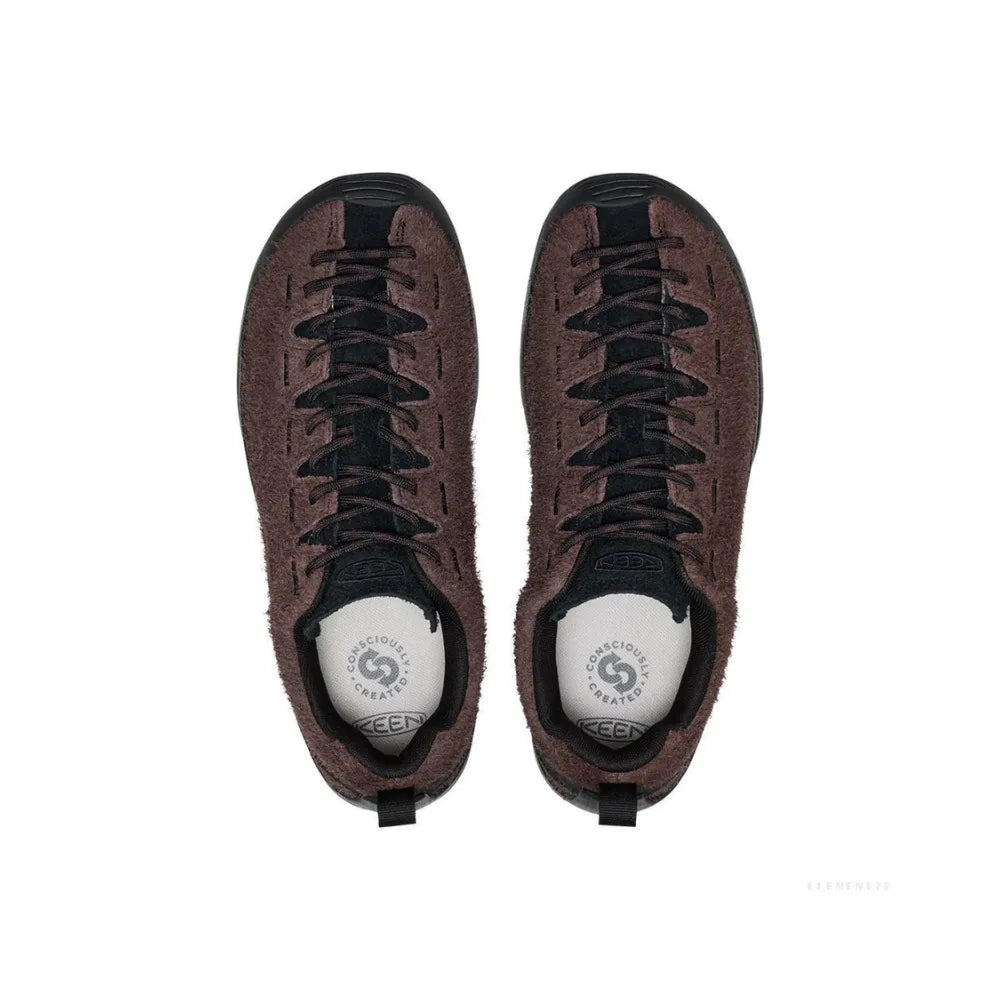 KEEN Men’s Jasper sneakers in Java Black top view