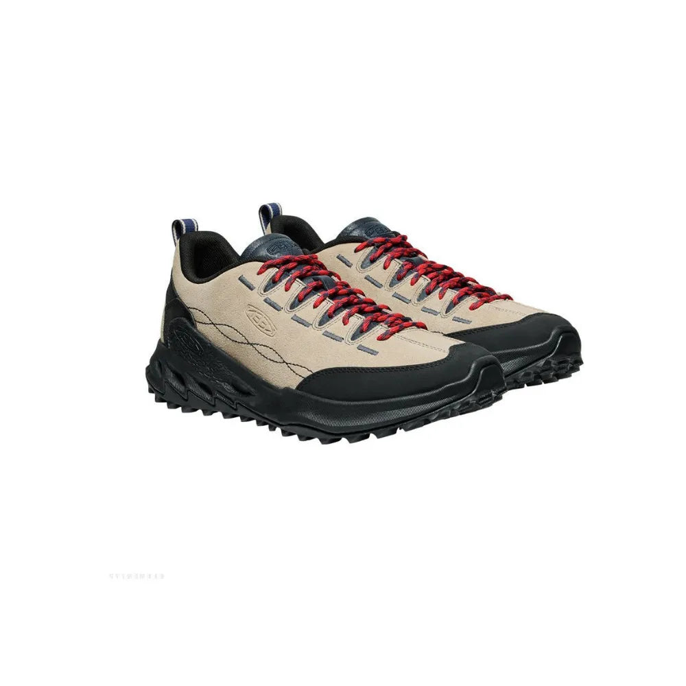 KEEN Men’s Jasper Zionic sneakers in Safari Sky Captain front angle view