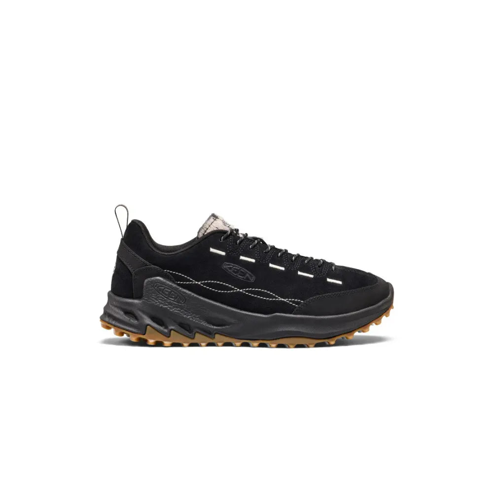 Left side view of KEEN Men's Jasper Zionic Sneaker Black Birch