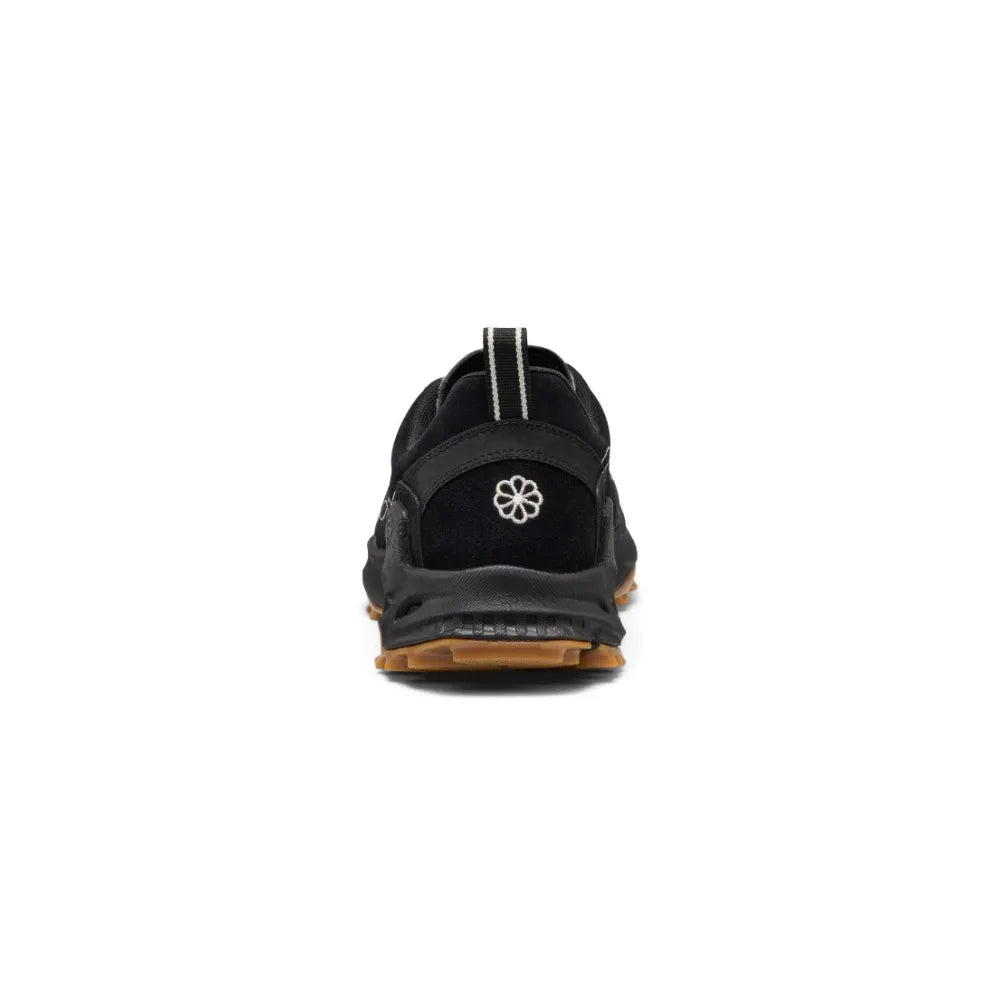Rear view of KEEN Men's Jasper Zionic Sneaker Black Birch