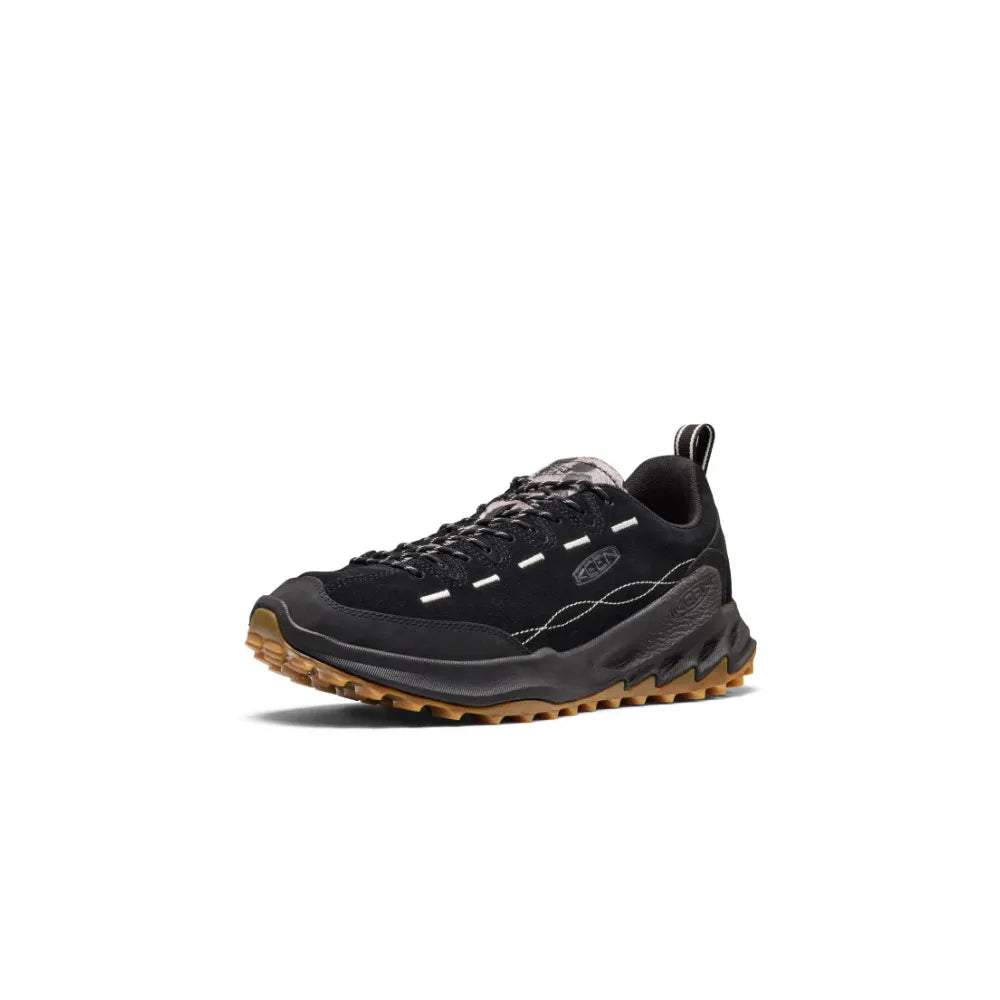Right side view of KEEN Men's Jasper Zionic Sneaker Black Birch
