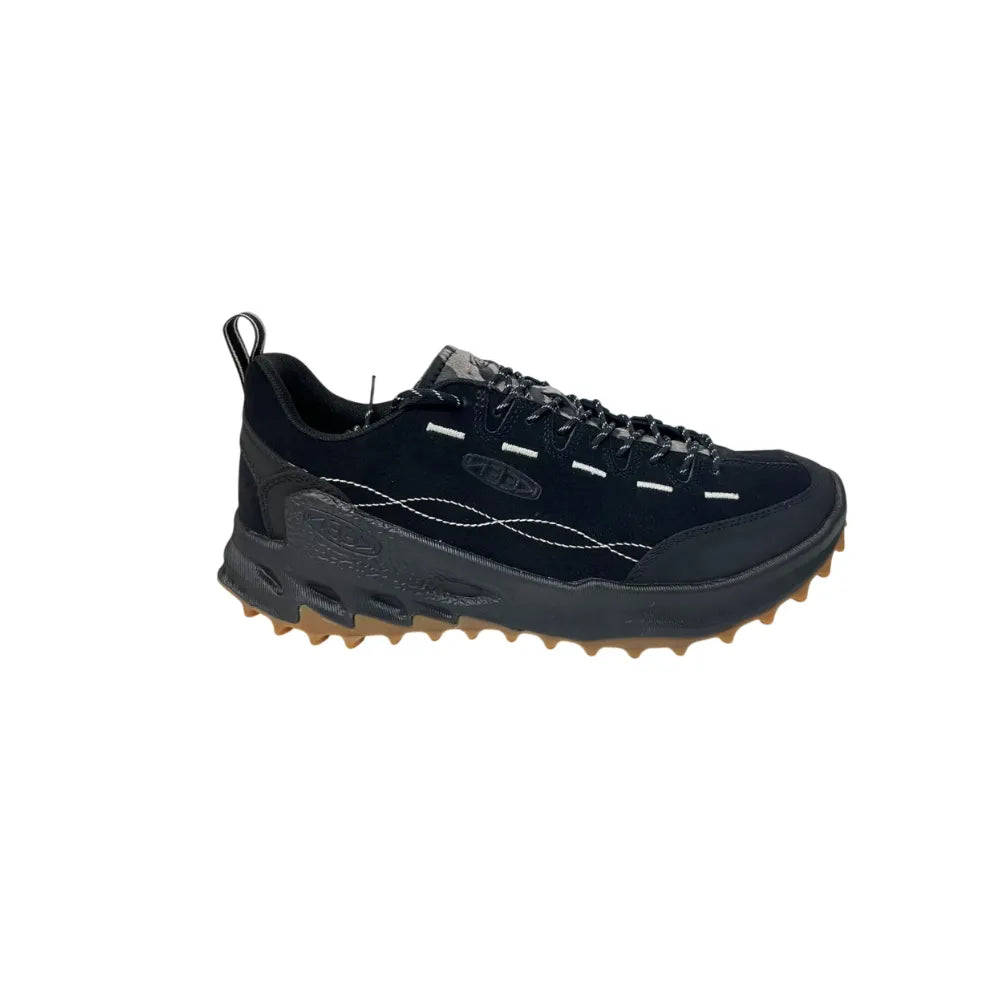 Side view of Keen Men's Jasper Zionic Sneaker in Black Birch