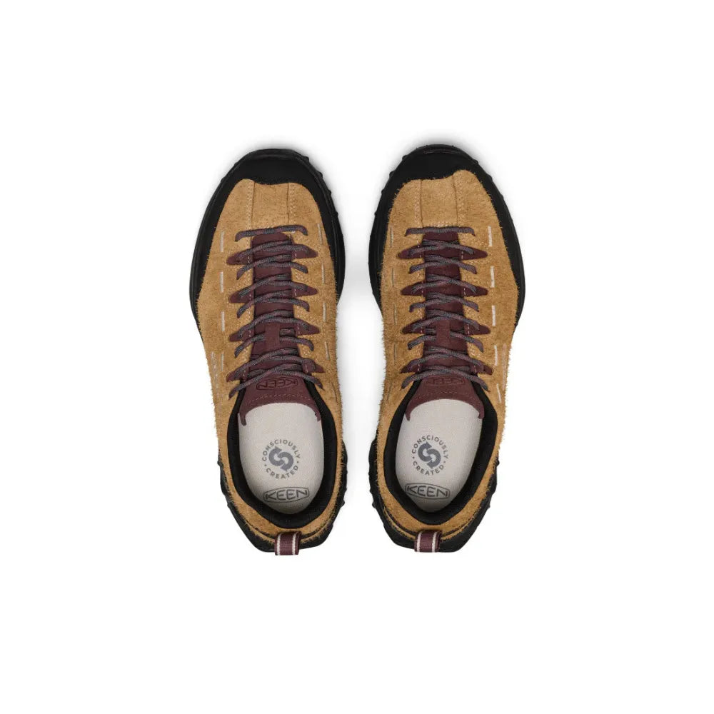 Top view of KEEN Men's Jasper Zionic Sneaker Chipmunk Huckleberry