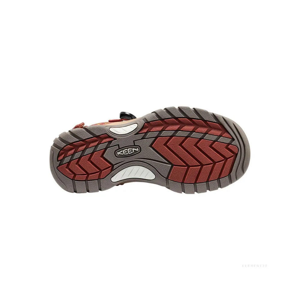 KEEN x OPEN YY Zerraport Women’s sandals in Burnt Henna outsole detail