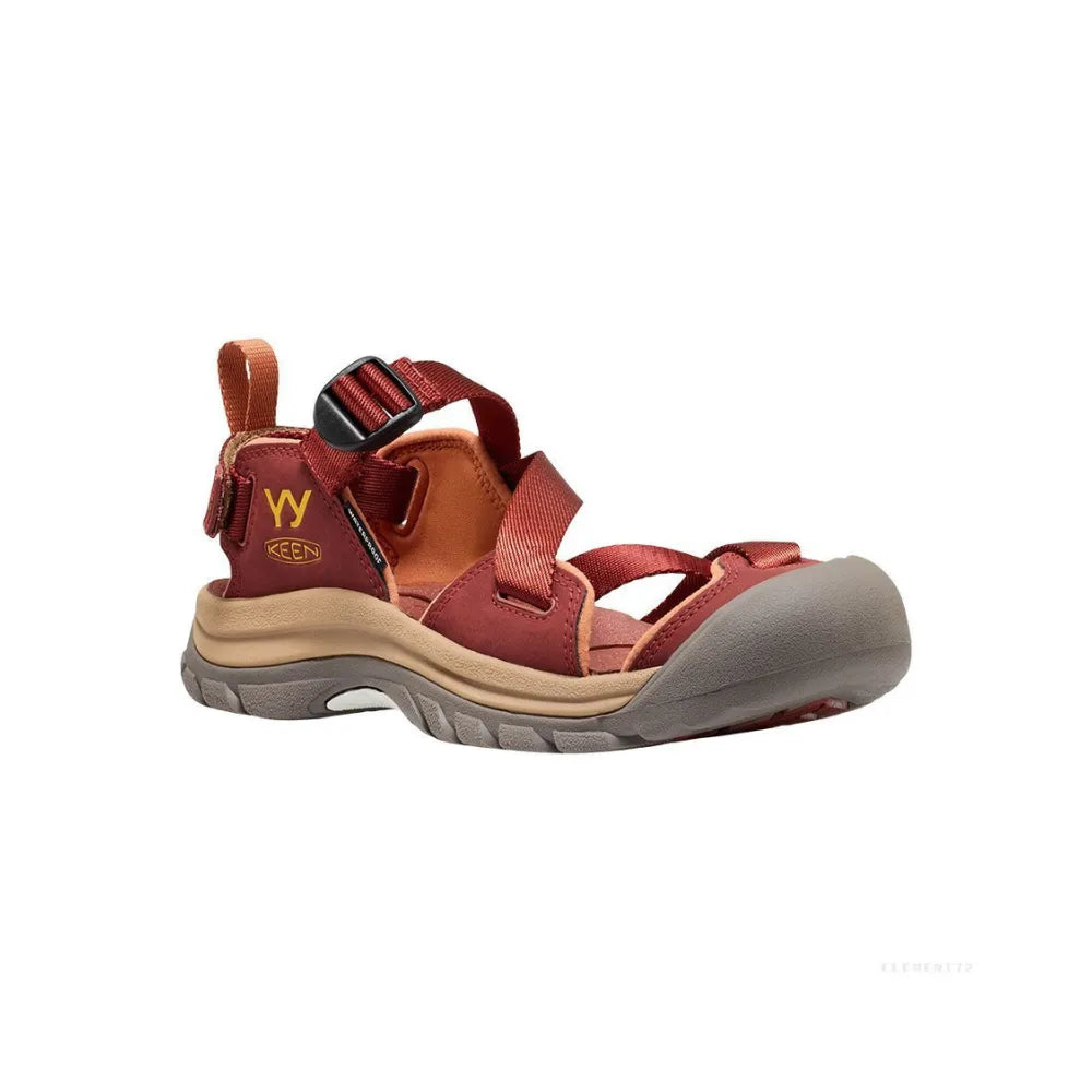 Pair view of KEEN x OPEN YY Zerraport Women’s sandals in Burnt Henna