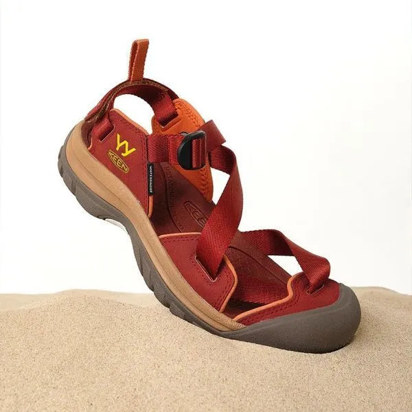 KEEN x OPEN YY Zerraport Women’s sandals in Burnt Henna side view