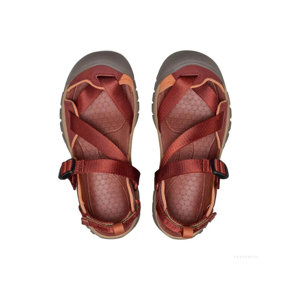 KEEN x OPEN YY Zerraport Women’s sandals in Burnt Henna top view