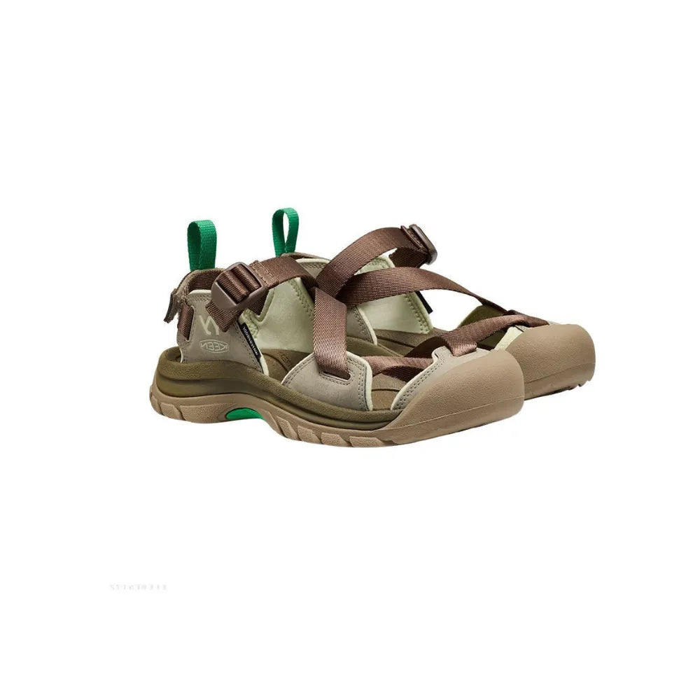 KEEN x OPEN YY Zerraport Women’s sandals in Seneca Rock front angle view