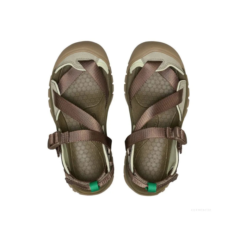 KEEN x OPEN YY Zerraport Women’s sandals in Seneca Rock top view
