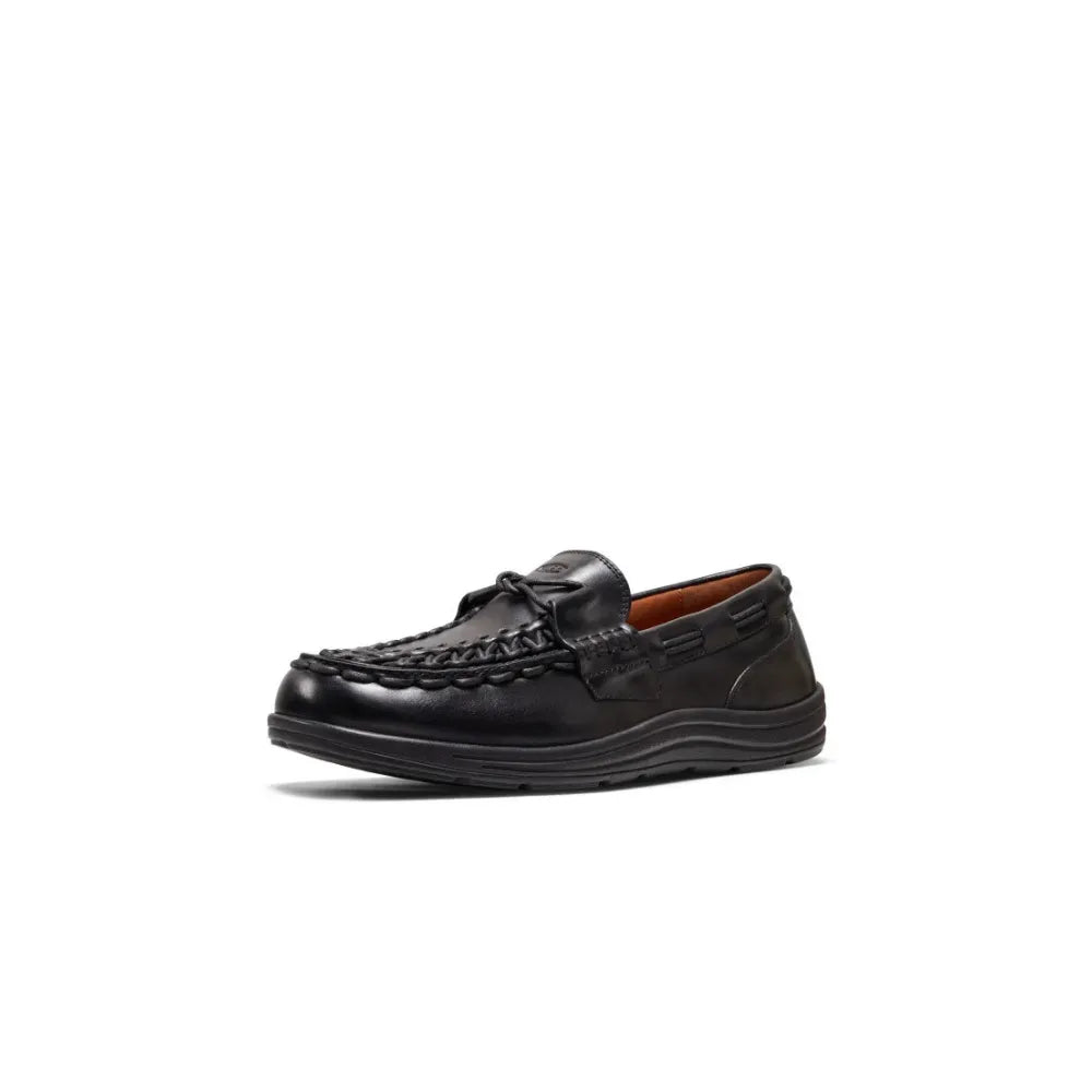 Profile view of Keen Uneek Loafer in Nocturnal Black