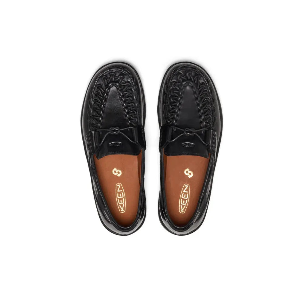 Top view of Keen Uneek Loafer in Nocturnal Black