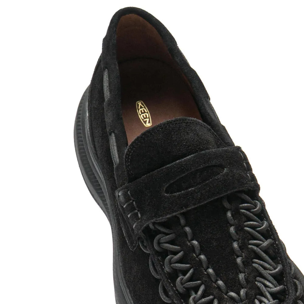 KEEN UNEEK Loafer WK Black Black upper and woven detail