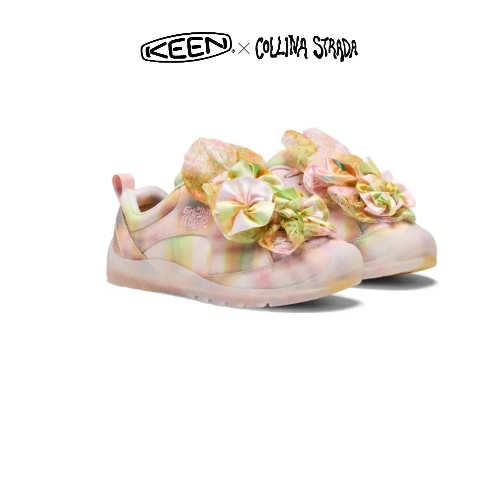 Keen Women's Jasper Rocks SP Collina Strada Plaid Seashell Pink front view