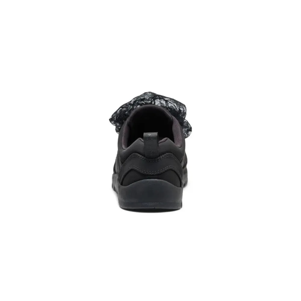 Keen Women's Jasper Rocks SP Collina Strada Sneaker Black Black heel view