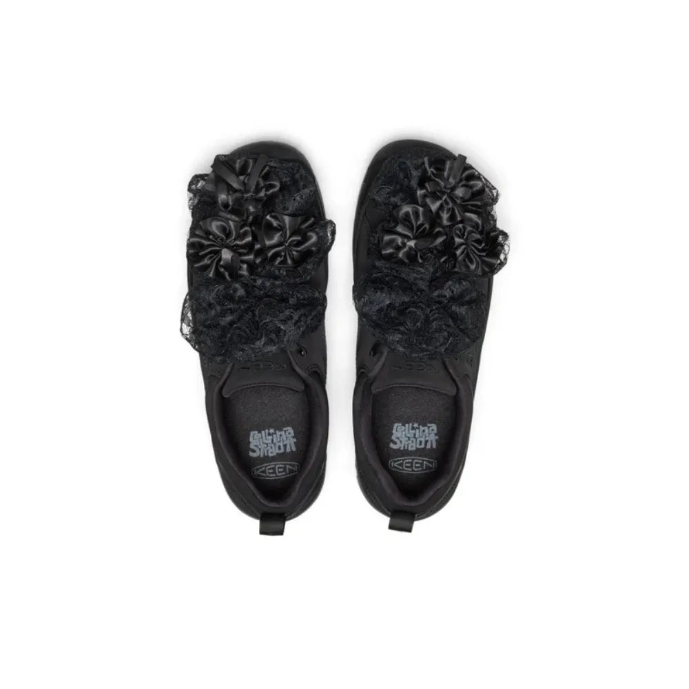Keen Women's Jasper Rocks SP Collina Strada Sneaker Black Black top view