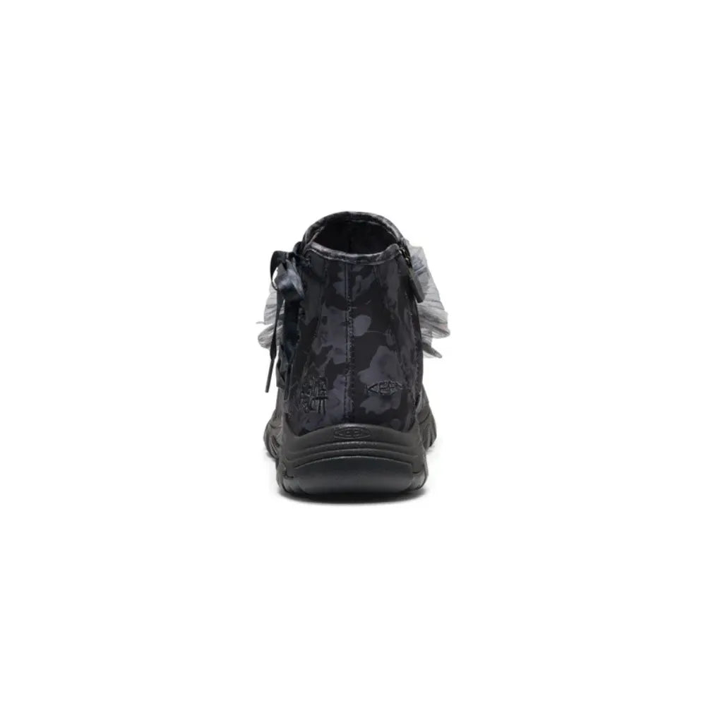 Keen Women's Targhee EXP Collina Strada Hiking Boot Black Black heel view
