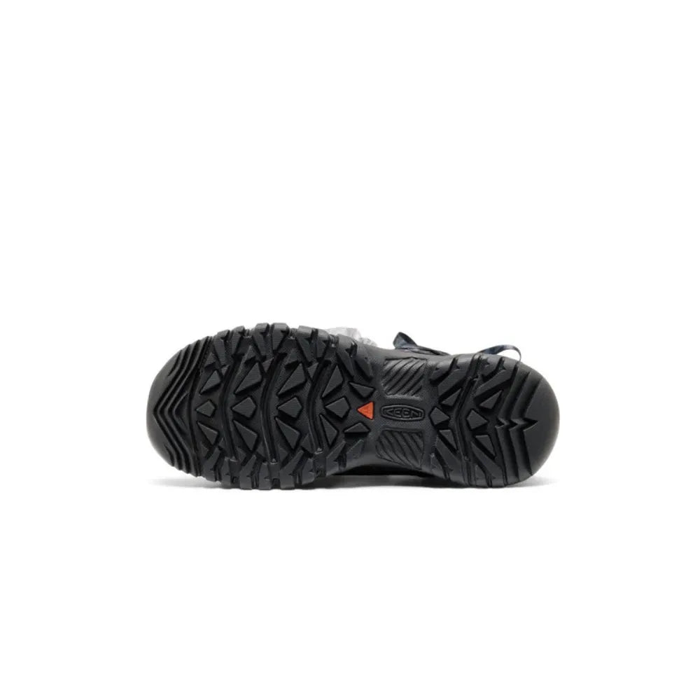 Keen Women's Targhee EXP Collina Strada Hiking Boot Black Black outsole view