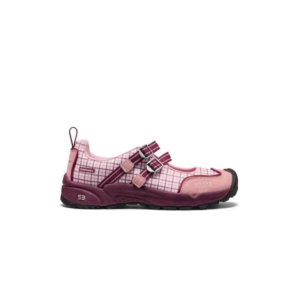 Side view of KEEN x Madhappy Women’s Malibu Zephyr in Rhododendron