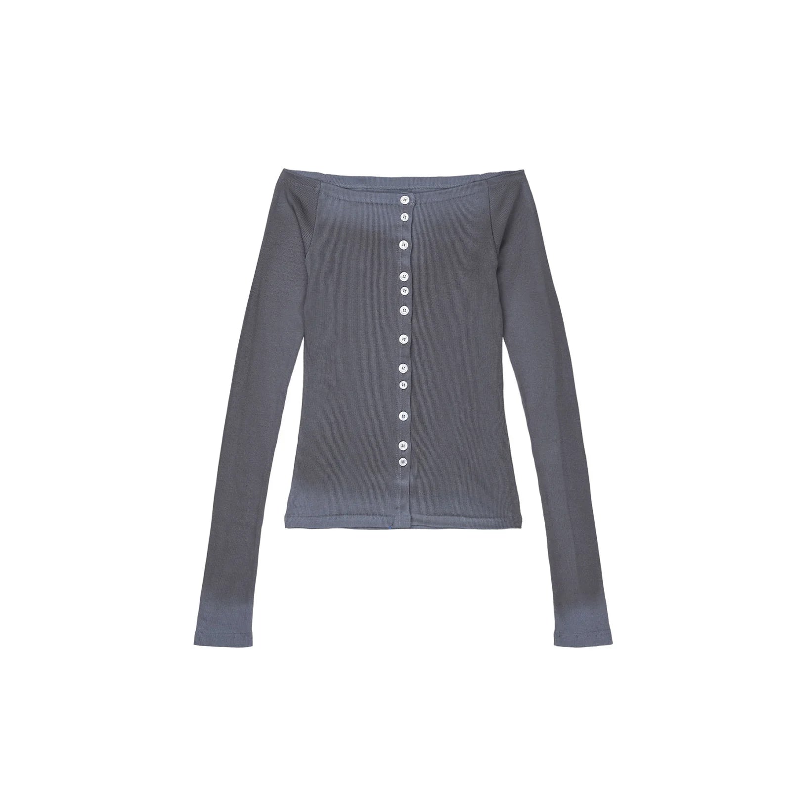 Kernemilk Matilda Cardigan in Dusty Blue