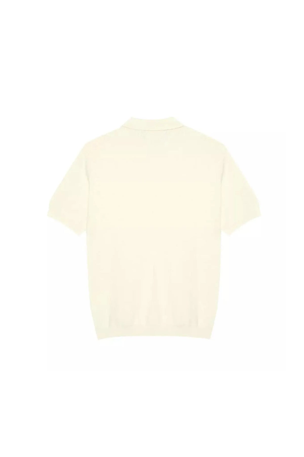 MadetoMature Wave Textured Knitted Polo Ivory