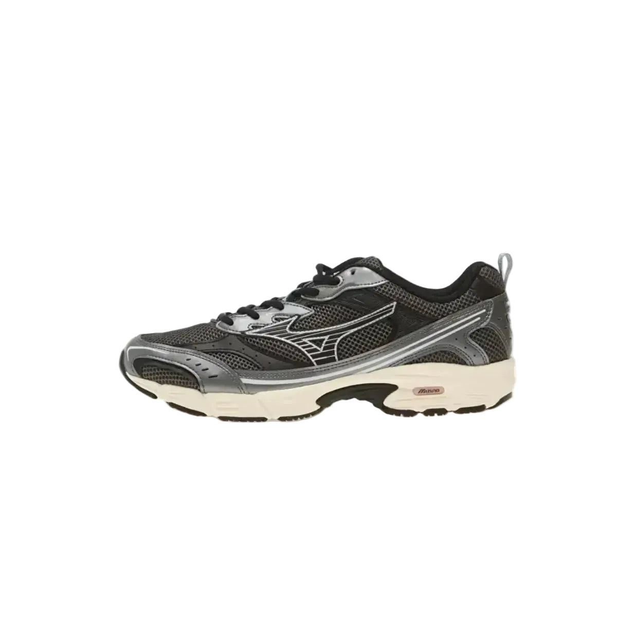 Mizuno Running MXR Black Iron Gate lateral side view