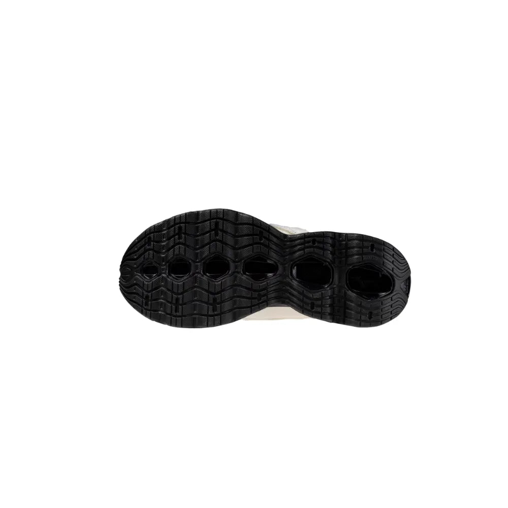 Outsole view of Mizuno Wave Prophecy Strap in White Black