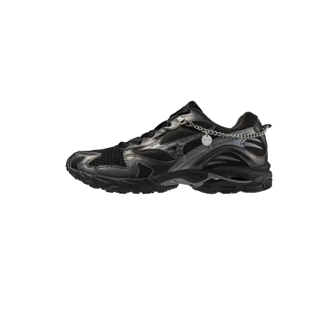 Mizuno Wave Rider 10 Jewels Pack Black Quiet Shade side view