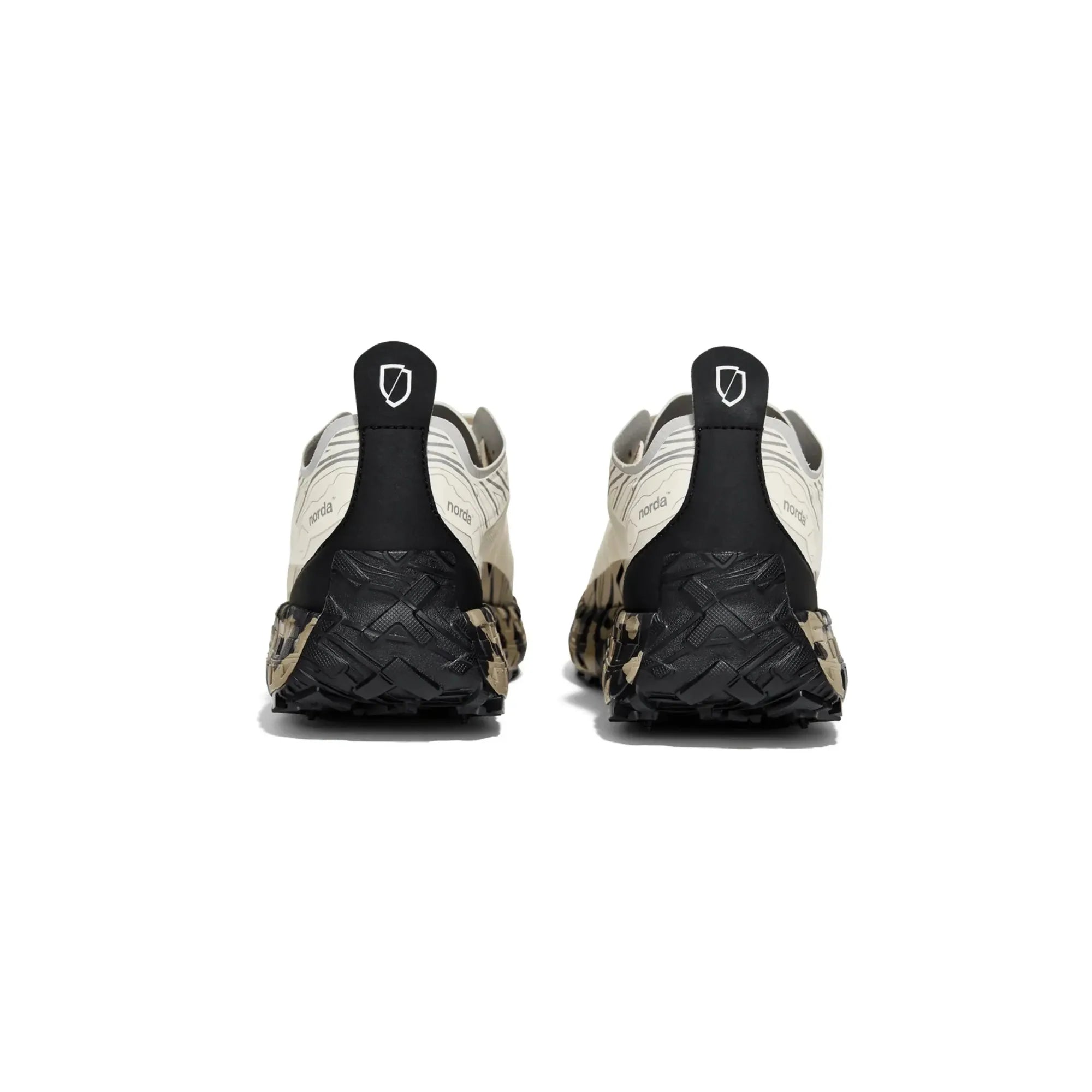 Norda 001A Abyss back view heel design lightweight trail running shoes