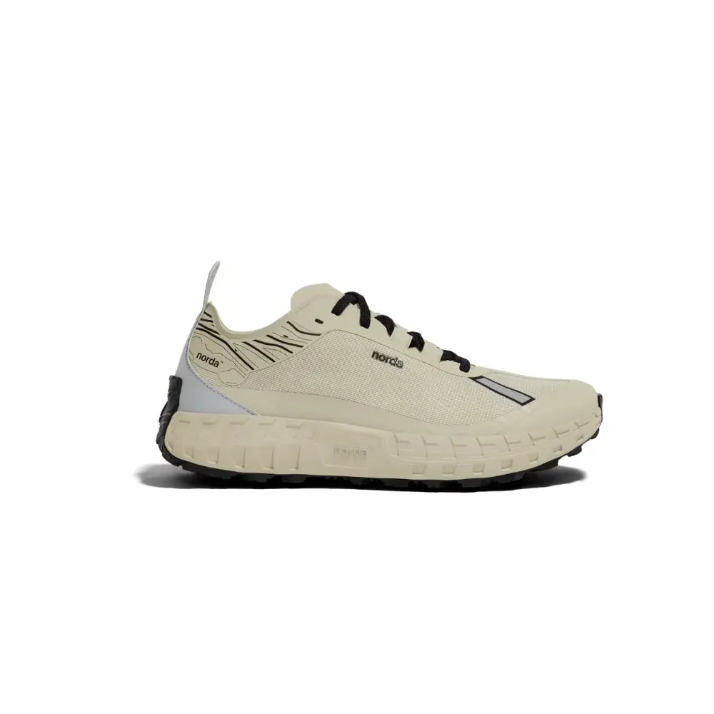 Side view of Norda 001A in Almond