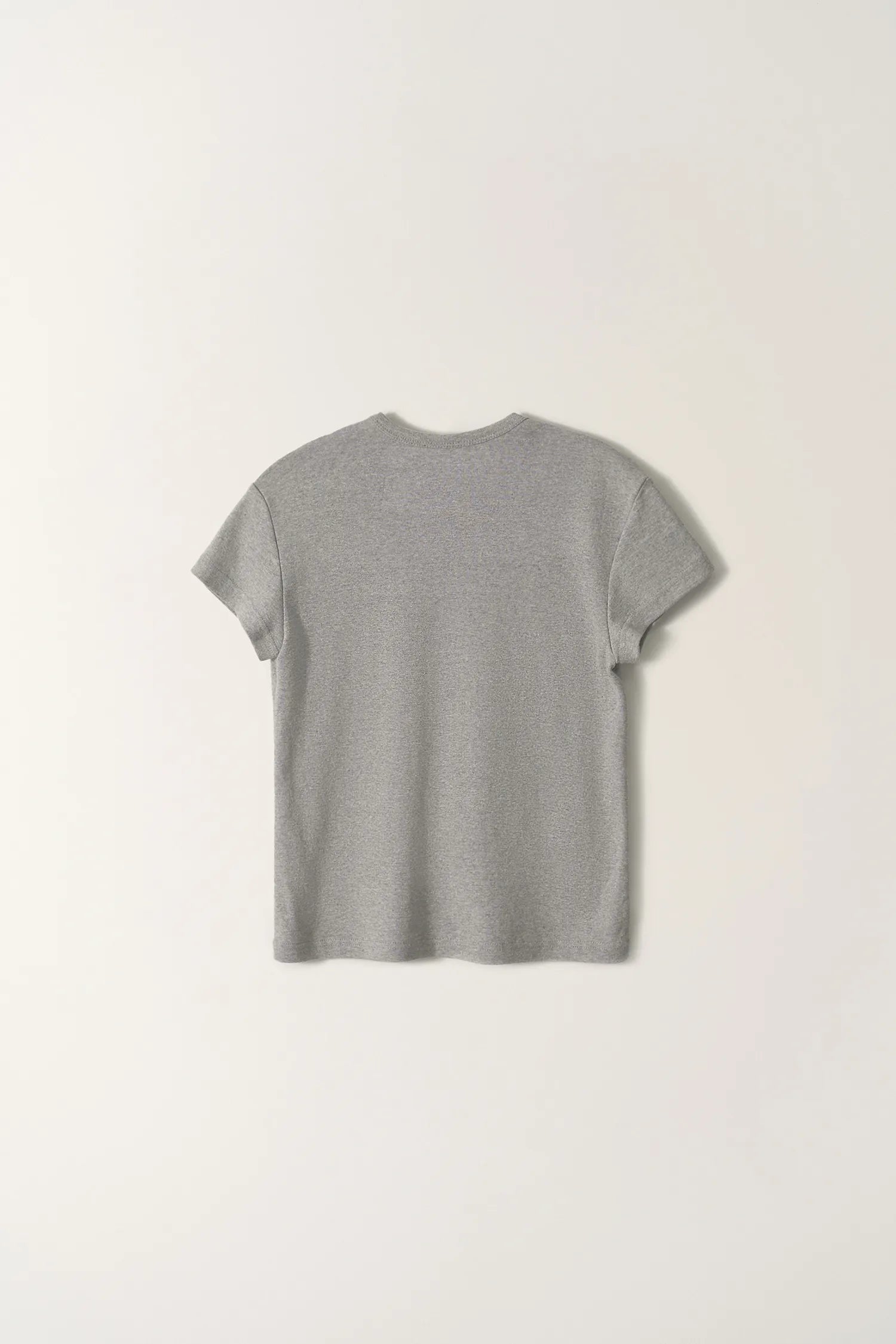 Nothing Written 90s V-Neck T-Shirt Gray back view