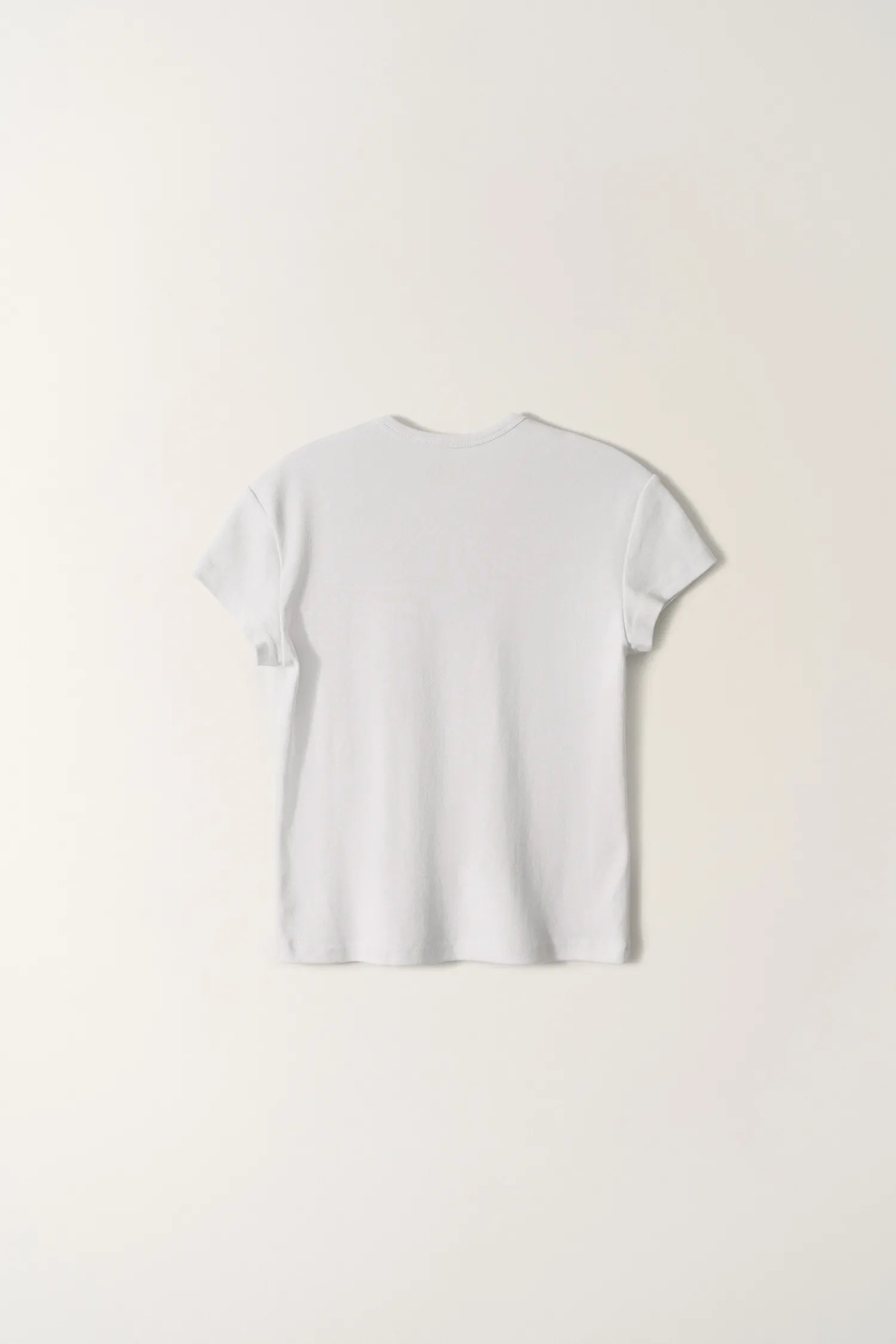 Nothing Written 90s V-Neck T-Shirt White back view