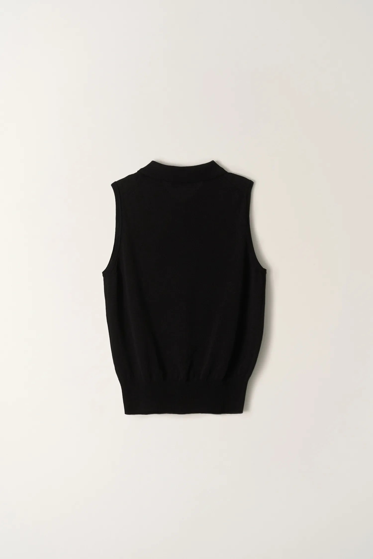 Nothing Written Lash Sleeveless Knit Top Black back view