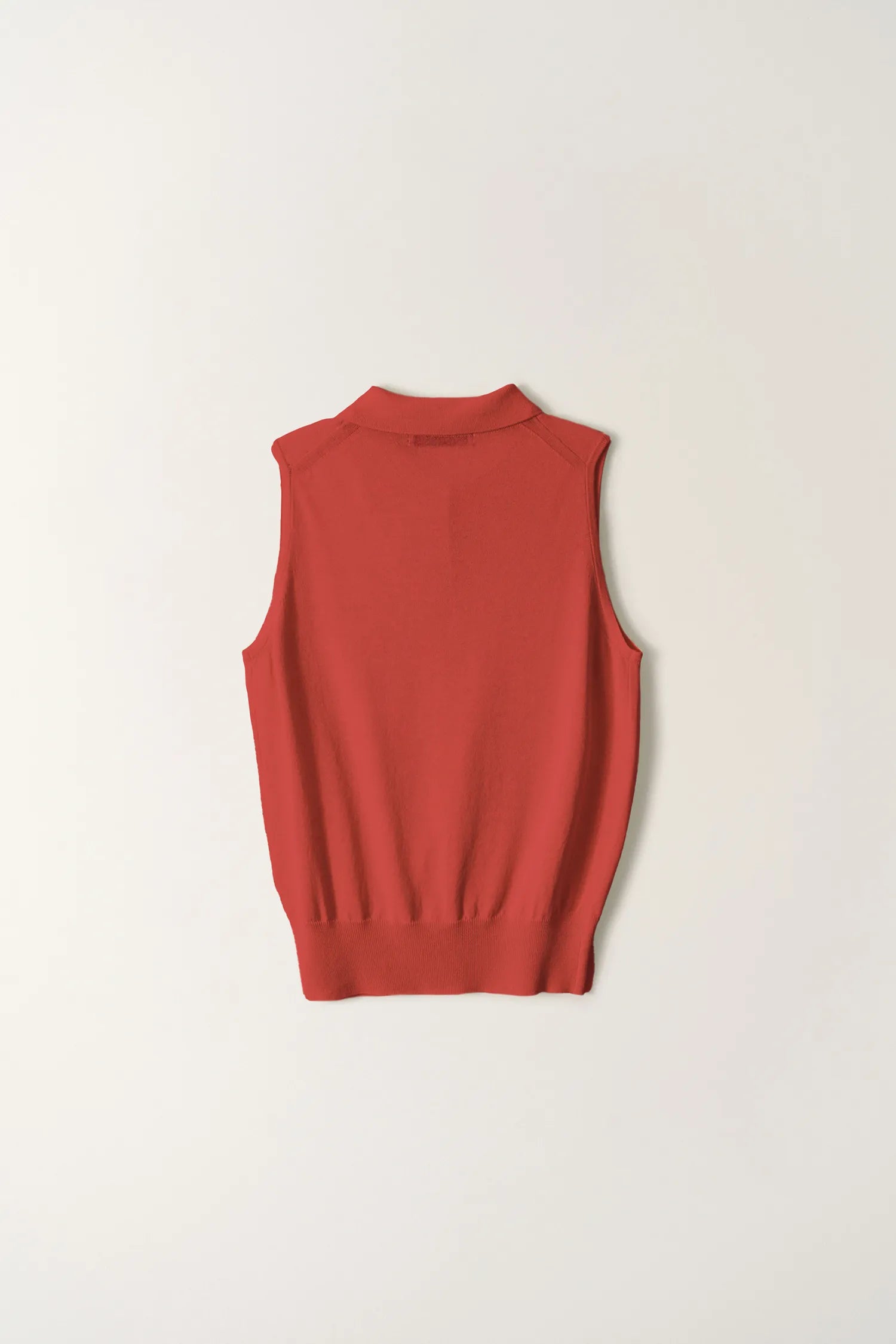 Nothing Written Lash Sleeveless Knit Top Red back view