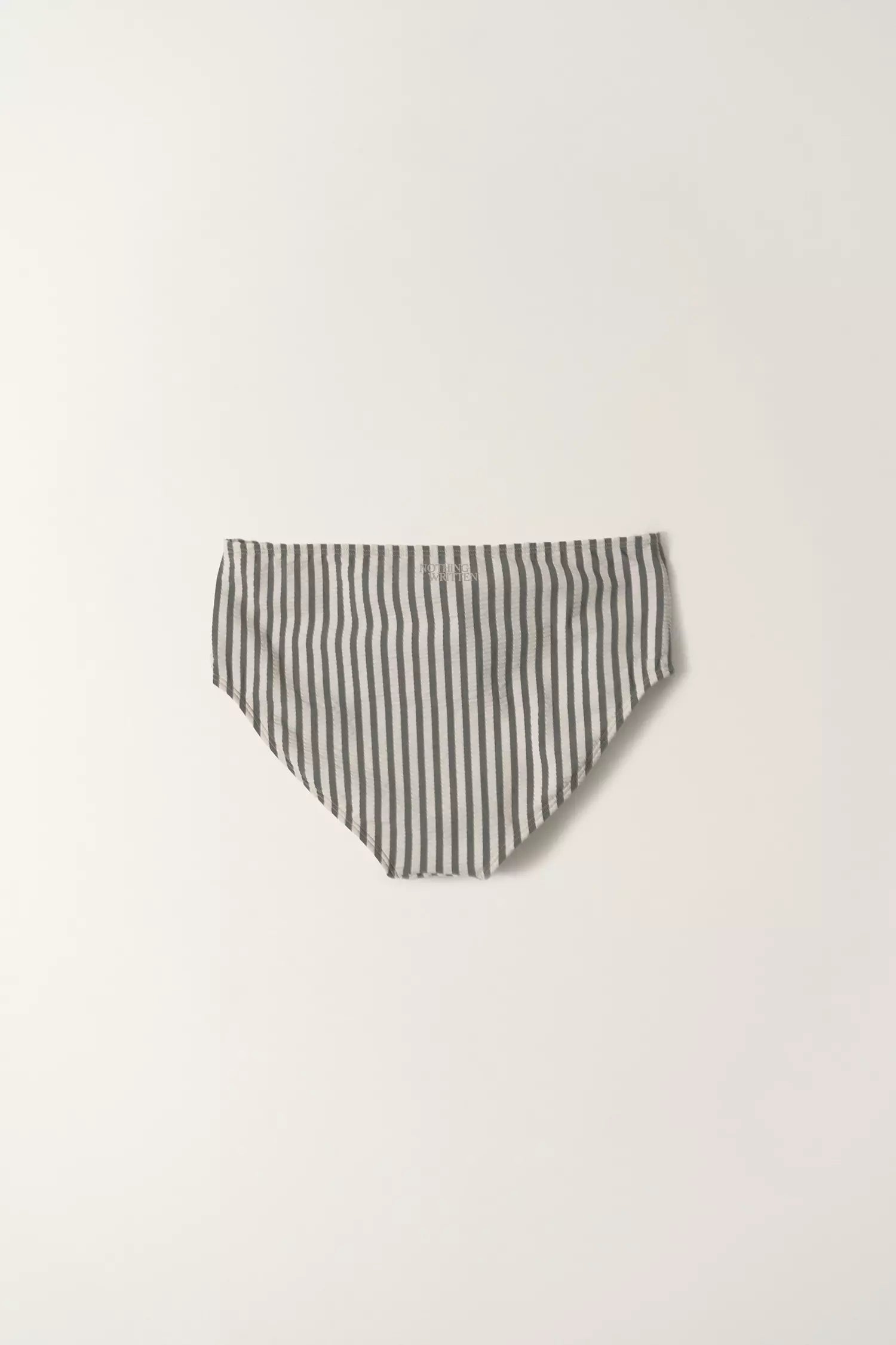 Nothing Written Lona Bikini Black Stripe bikini bottom detail
