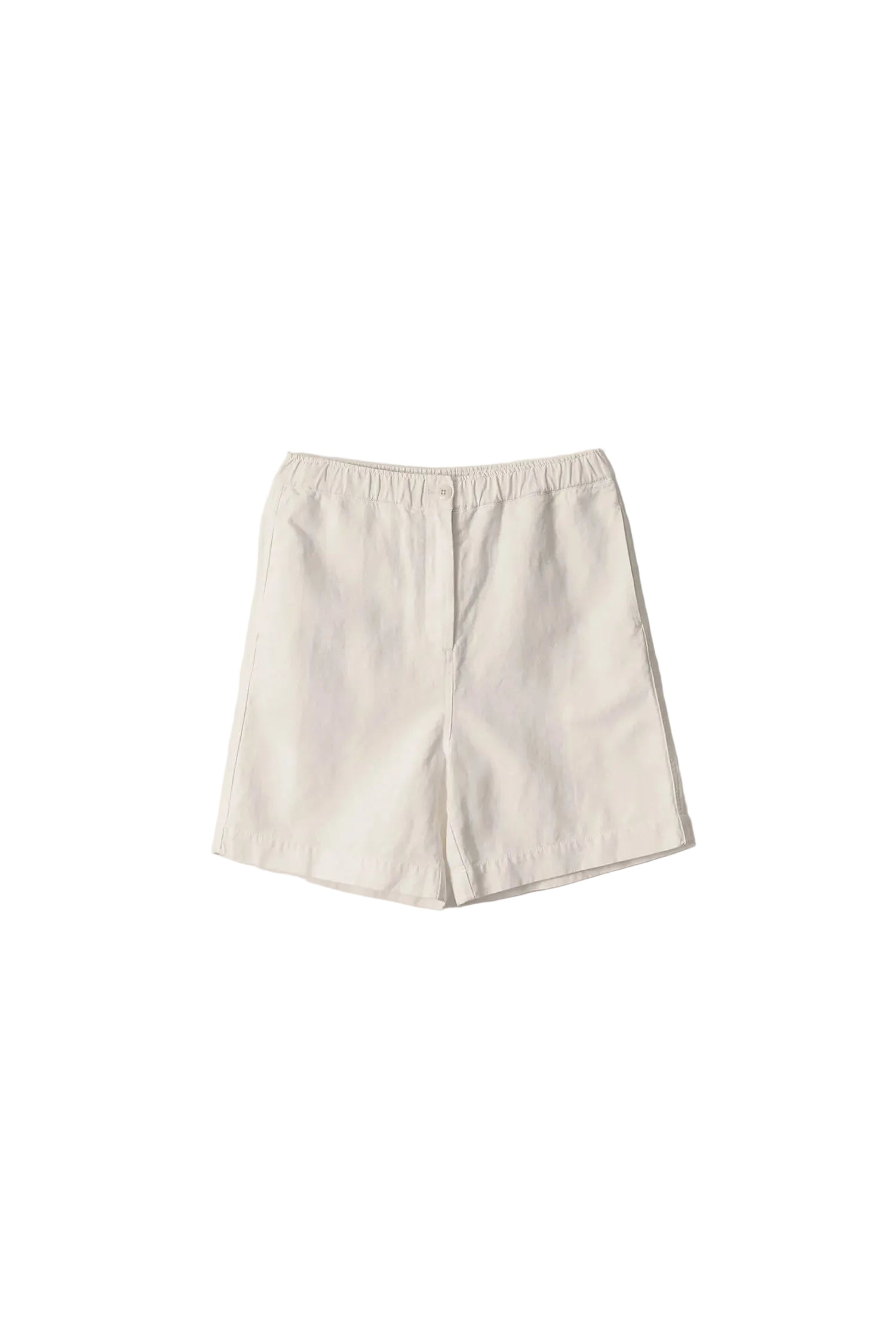 Nothing Written Pale Linen Banding Pants White front view