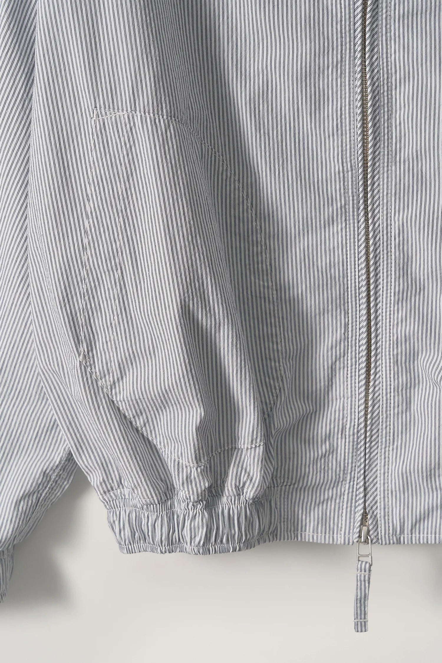 Nothing Written Panny Harrington Jacket Stripe hem detail