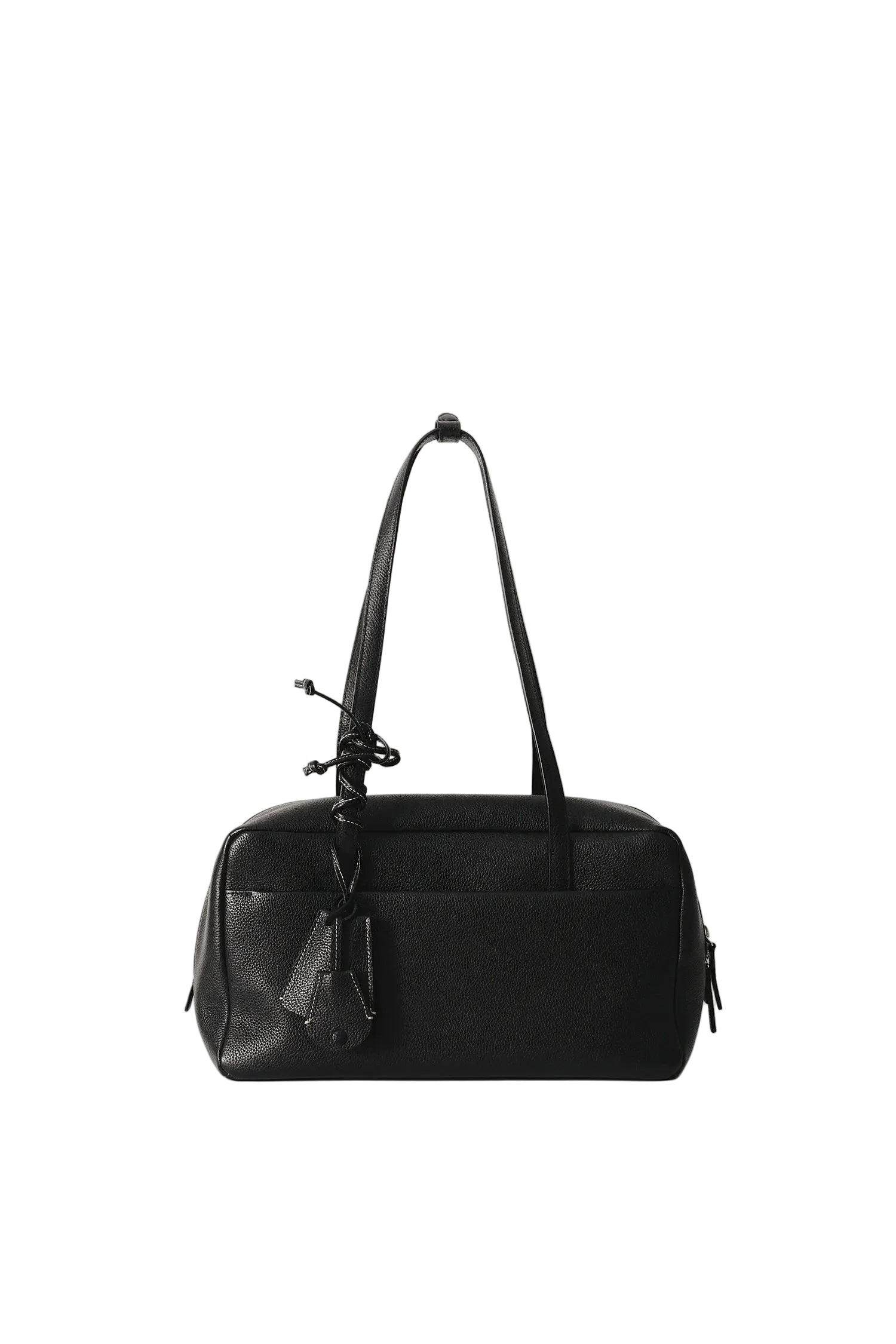 Nothing Written Pocket Shoulder Bag Black front view