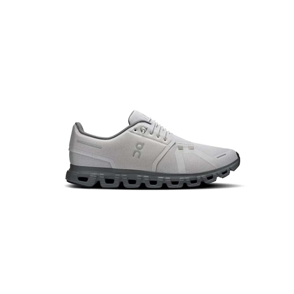 On Cloud 6 men's running shoes in Wolf Rock left side view